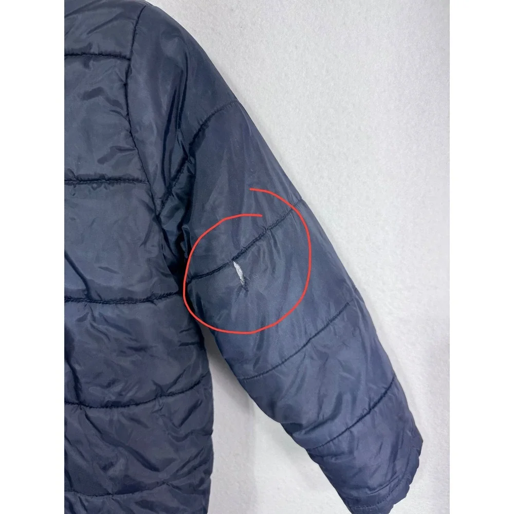 Tommy Hilfiger Size 8 Blue Puffer Jacket‎ Kids Padded Fleece Lined